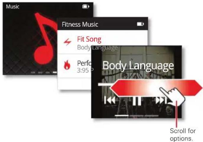 Music Fitness Music Fit Song Body Language Perfor 3:95 P Body Language Scroll for options.