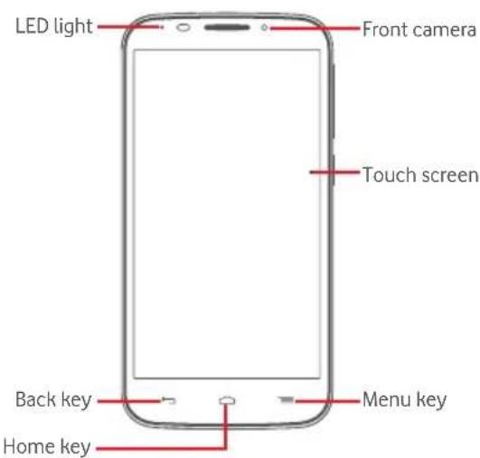 Vodafone Smart 4 Power - Keys and connectors - 2