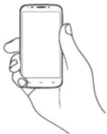 Vodafone Smart 4 Power - Normal use position - 1