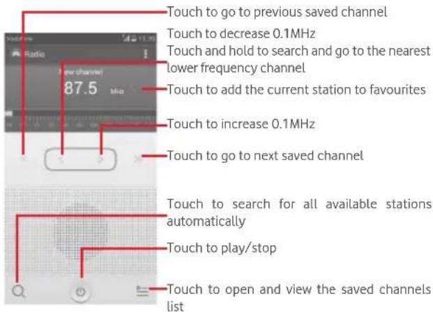 Vodafone Smart 4 Power - Radio 10.3 - 2