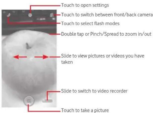Vodafone Smart 4 Power - Camera 8.1 - 2