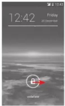 Vodafone Smart 4 Power - To unlock phone screen - 1