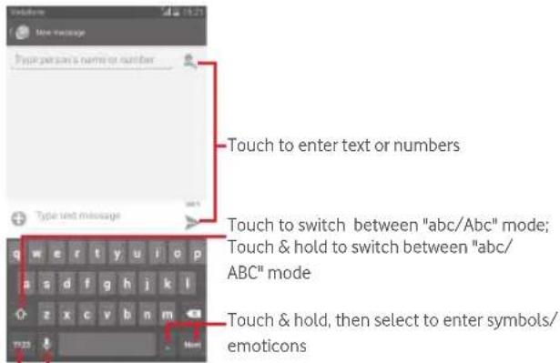 Vodafone Smart 4 Power - Adjust the onscreen keyboard orientation - 1