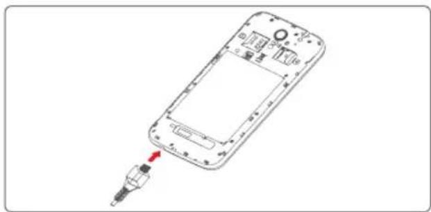 Vodafone Smart 4 Power - Charging the battery - 1