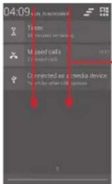 Vodafone Smart 4 Power - Notification panel - 2