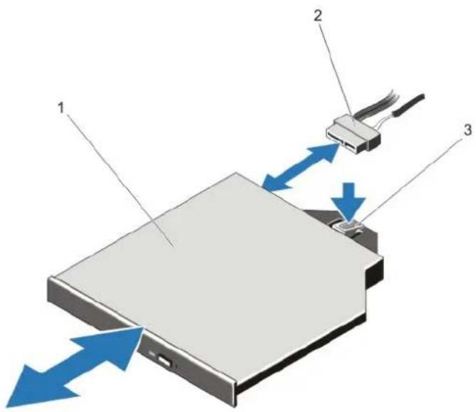 DELL PowerEdge R720xd - Removing The Optical Drive - 3