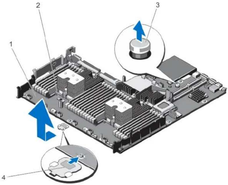 DELL PowerEdge R720xd - Removing The System Board - 2