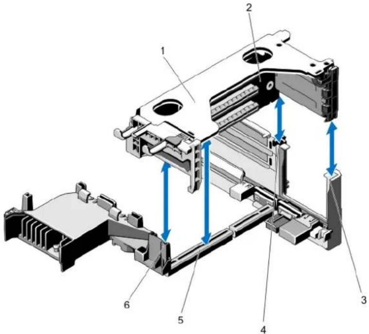 DELL PowerEdge R720xd - Removing Expansion-Card Risers - 3