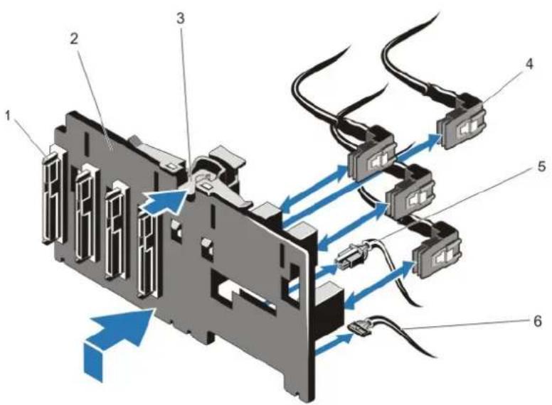 DELL PowerEdge R720xd - Removing The Hard-Drive Backplane - 11