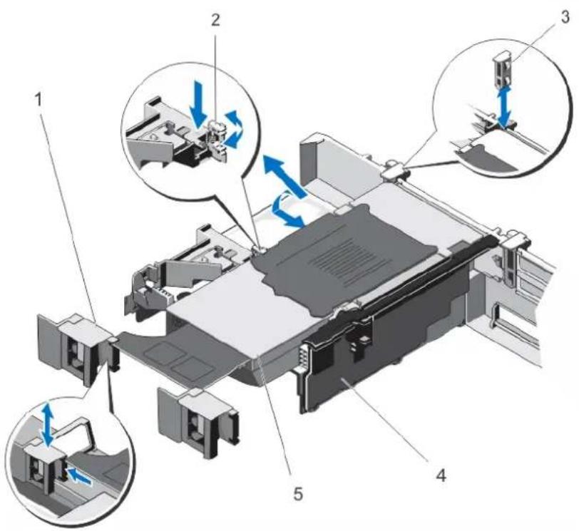 DELL PowerEdge R720xd - Removing A GPU Card - 1