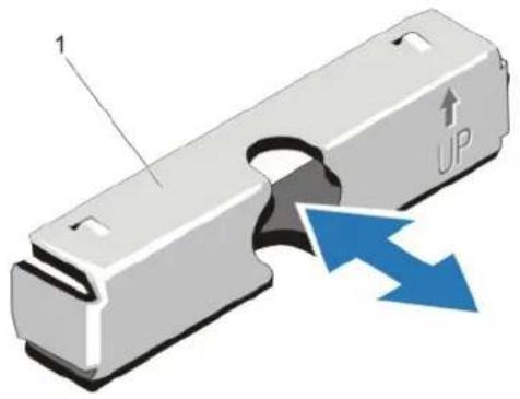 DELL PowerEdge R720xd - Removing A 2.5 Inch Hard-Drive Blank (Back) - 2