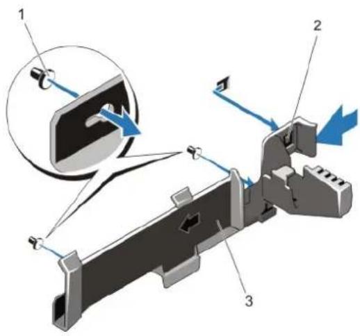 DELL PowerEdge R720xd - Removing The Cable Retention Bracket - 2