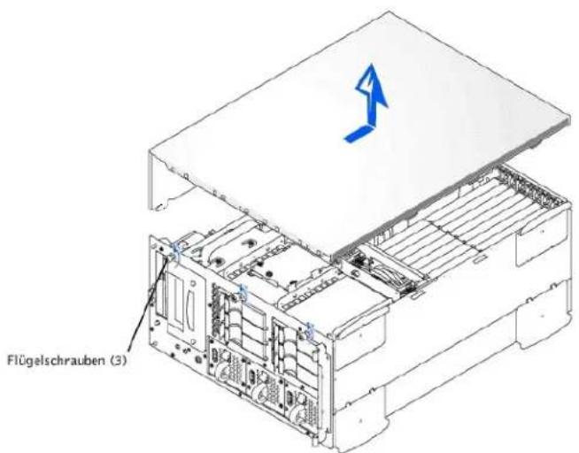 DELL PowerEdge 2500 - Systemabdeckung entfernen - 1