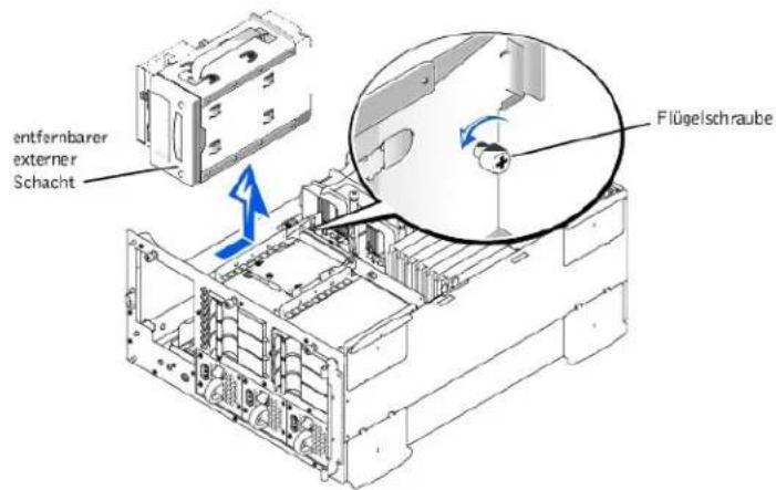 DELL PowerEdge 2500 - Externen-Schacht entfernen - 1
