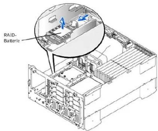 DELL PowerEdge 2500 - RAID-Batterie entfernen - 1