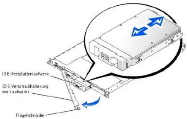 DELL PowerEdge 1650 - IDE-Festplattenlaufwerk installieren - 1