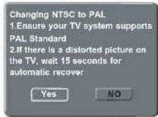PHILIPS DVP3142KM - Step 4: Selecting the matching color system - 2