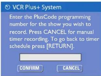 PHILIPS DVDR3350H - Timer recording (manually) - 2