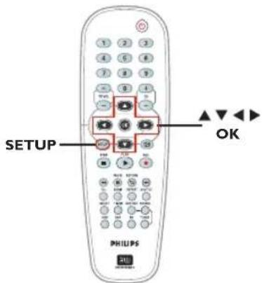 PHILIPS DVDR3350H - Accessing the Setup Menu - 1