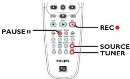 PHILIPS DVDR3350H - Recording from an external device (Camcorder/VCR/DVD player) - 1