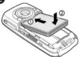 SONY Ericsson K700i - To insert the SIM card and charge the battery - 3