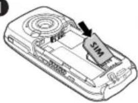 SONY Ericsson K700i - To insert the SIM card and charge the battery - 1