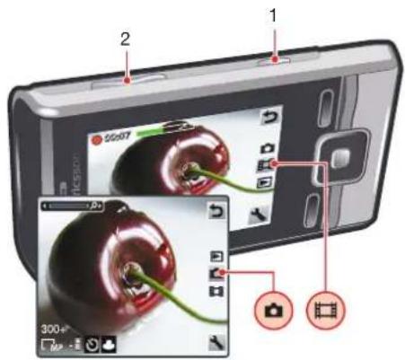 SONY Ericsson T715 - Viewfinder and camera keys - 1