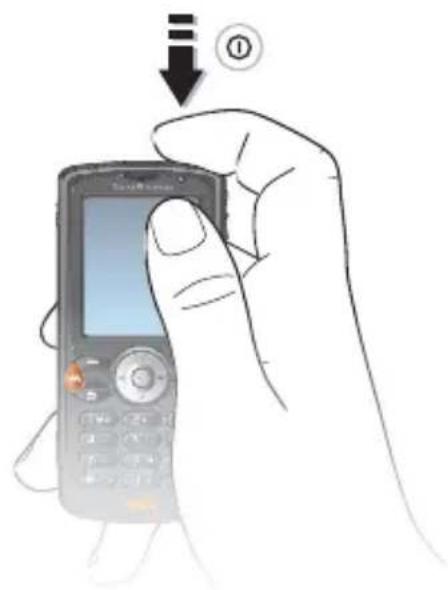 SONY Ericsson W810i - Turning on the phone and making calls - 1