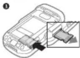SONY Ericsson W710i - To insert and remove a memory card - 4