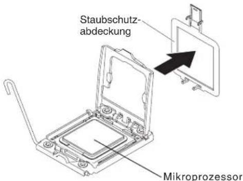 Staubschutz- abdeckung Mikroprozessor