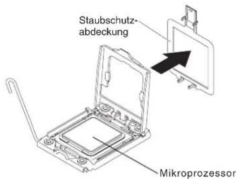Staubschutz- abdeckung Mikroprozessor