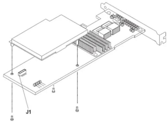 LENOVO System x3530 M4 - RAID-Adapterbatterie an einer fernen Position im Server installieren - 1