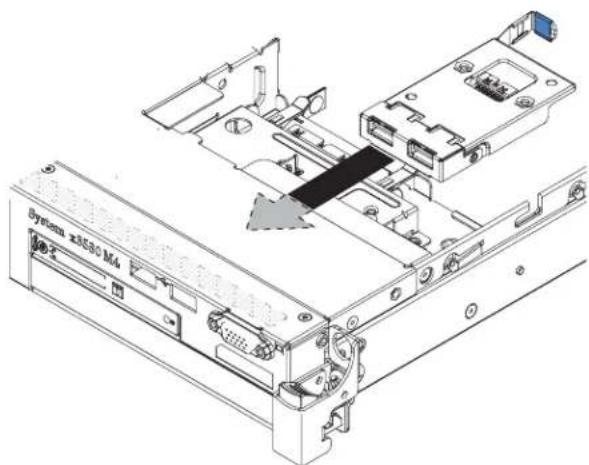 LENOVO System x3530 M4 - USB-Anschlussplatine an der Vorderseite wieder anbringen - 2
