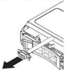 LENOVO System x3530 M4 - Bildschirmanschluss an der Vorderseite entfernen - 4