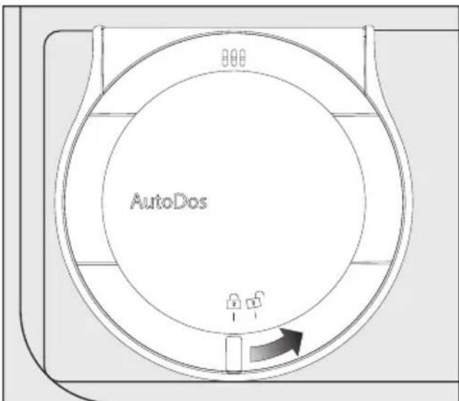 MIELE G 7110 SCi AutoDos - PowerDisk einlegen - 1