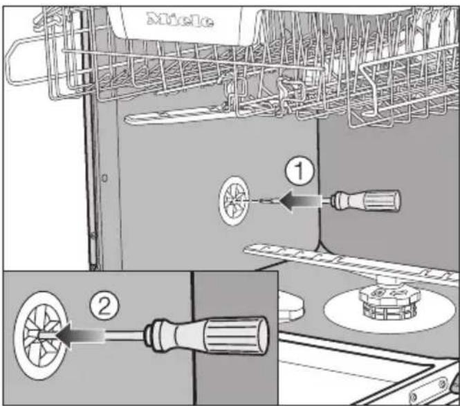 MIELE G 7110 SCi AutoDos - Wasserablauf belüften - 1