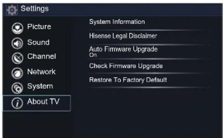 HISENSE 43H6C - About TV - 1