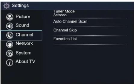 HISENSE 43H6C - Network Menu - 2