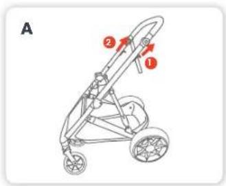 Steelcraft Strider Mini Signature - Folding the Stroller - 1