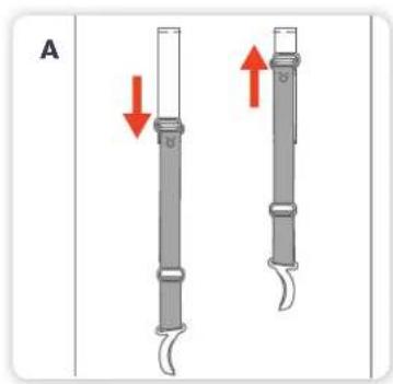 Steelcraft Strider Mini Signature - Adjusting the Shoulder Harness Height Using the Storage Basket - 1