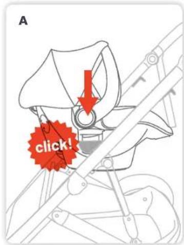 Steelcraft Strider Mini Signature - Attaching & Removing the Britax Unity Baby Capsule - 1