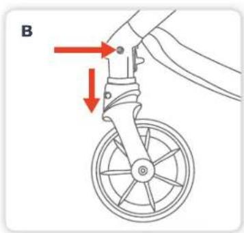 Steelcraft Strider Mini Signature - Attaching or Removing the Front Wheels Attaching or I - 2