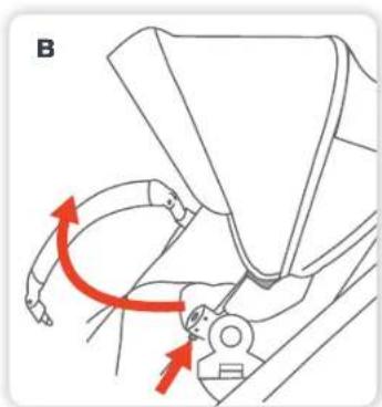 Steelcraft Strider Mini Signature - Attaching the Arm Bar - 2