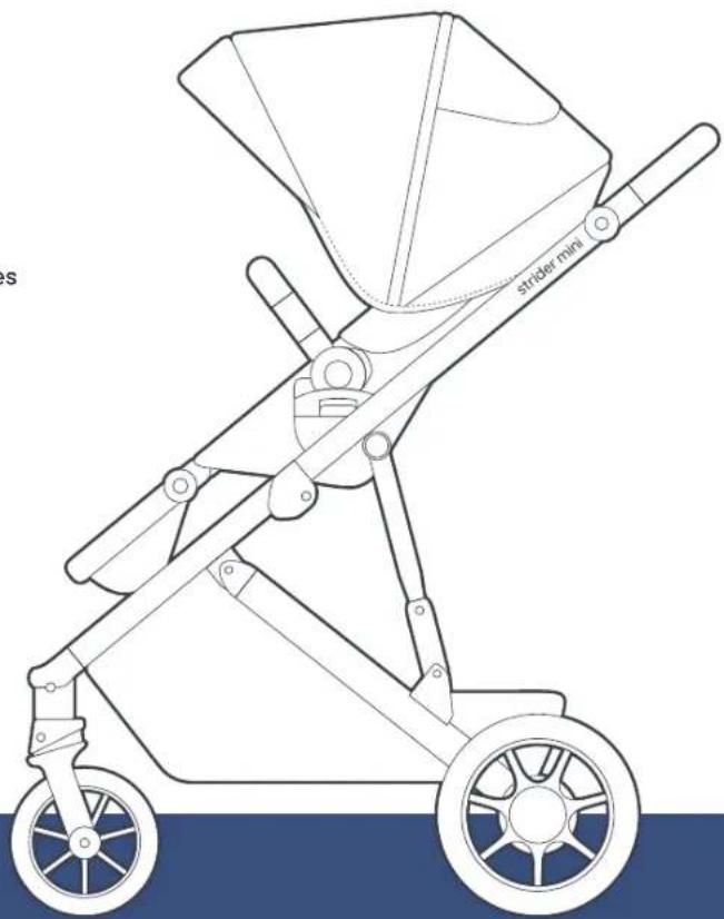 Steelcraft Strider Mini Signature - Lightweight Travel System - 2