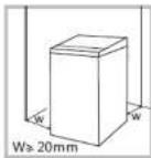 Euromaid ETL800FCW - Installation area - 2