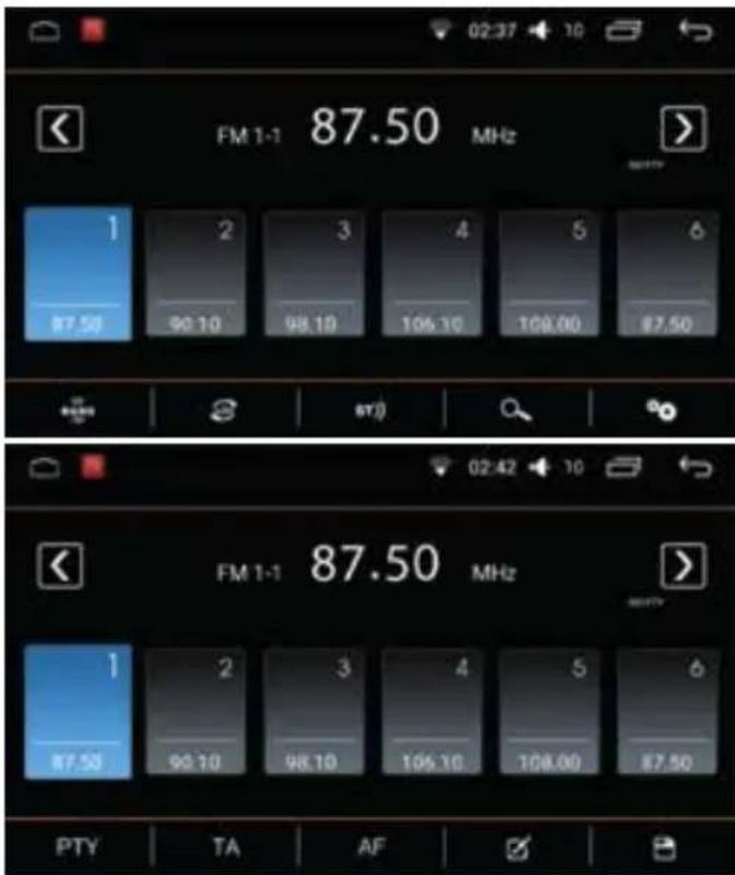 02:37 10 FM 1-1 87.50 MHz 1 2 3 4 5 6 87.50 90.10 98.10 106.10 109.00 87.50 STJ 02:42 10 FM 1-1 87.50 MHz 1 2 3 4 5 6 87.50 90.10 98.10 106.10 109.00 87.50 PTY TA AF