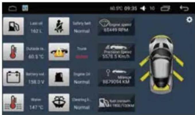 1.50L off 162 L Safety belt Normal Original speed 85449 RPM Dutyrate to 60.8 °C Trunk Premium Speed 5578.5 Kwh Battery oil 158.0 V Engine Oil Normal Milesport 8879094 KM Wheat 147 °C Clearing it. Normal Fuel Premium 4 100KWH