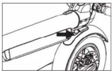 BLAUPUNKT ESC910 - Folding the scooter - 5