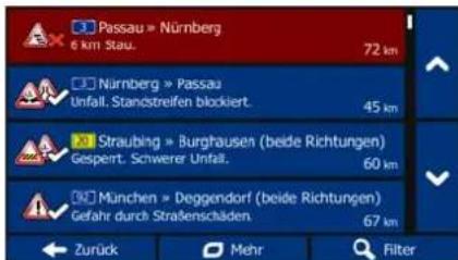 Passau » Nürnberg 6 km Stau. 72 km Nürnberg » Passau Unfall. Standstreifen blockiert. 45 km Straubing » Burghausen (beide Richtungen) Gespert. Schwerer Unfall. 60 km München » Deggendorf (beide Richtungen) Gefahr durch Straßenschäden. 67 km Zurück Mehr Filter