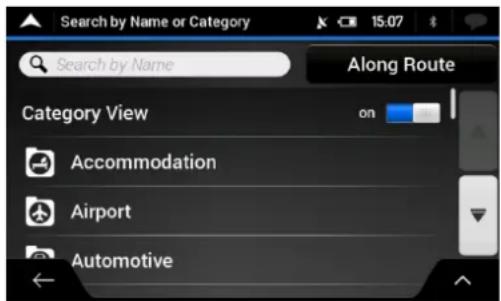 Search by Name or Category 15.07 $ Search by Name Along Route Category View on Accommodation Airport Automotive